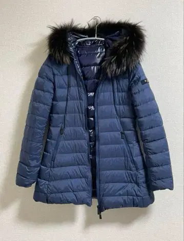 9만엔 TATRAS 타트라스 리버서블 다운 자켓 코트 네이비