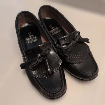 REGAL 블랙 로퍼 23.5 EEE