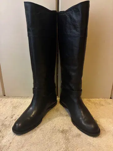 MARGARET HOWELL 롱 부츠 블랙 22 1/2 가죽