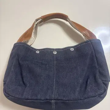 OKAYAMA DENIM 네이비 데님 핸드백