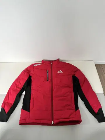 adidas 빨간색 라이트 다운 자켓 남성용 S 사이즈
