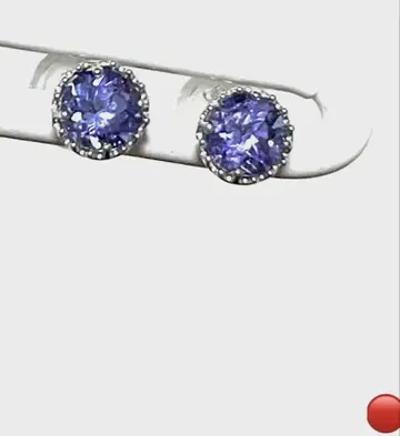 츠츠미 K10 탄자나이트 귀걸이 시스루 사이드