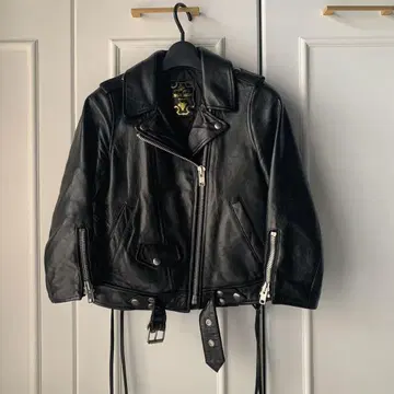 RNA Genuine Leather 블랙 가죽 자켓
