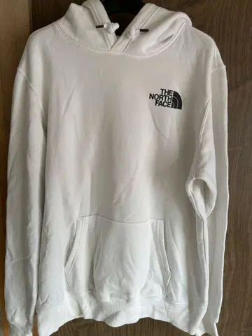 THE NORTH FACE 화이트 후드티 M