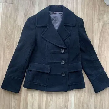 ELLE 블랙 숏코트
