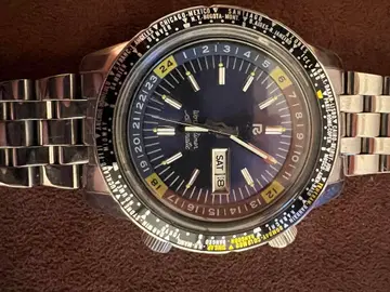 RICOH (리코) 자동 와인딩 [ 월드 타이머 오토매틱 ] 정비 완료