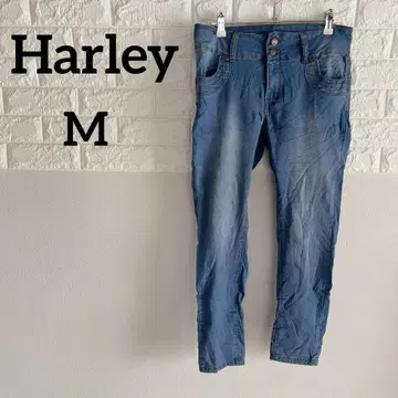 [ Harley ] 9호 슬림핏 데님 팬츠 크롭 기장