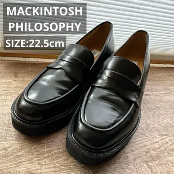 [새상품급] 매킨토시 힐업 로퍼 블랙 23cm