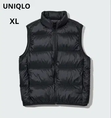 유니클로 UNIQLO 울트라 라이트 다운 베스트 와이드 퀼트 블랙 XL