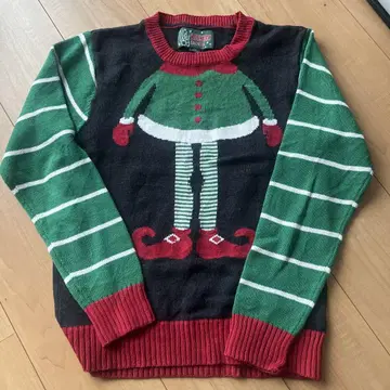 크리스마스 패턴 니트