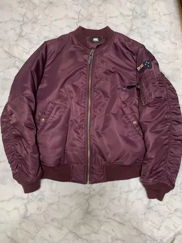 [ 새상품급 ] Canterbury MA-1 자켓 L 사이즈 버건디