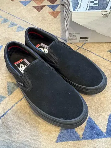 반스 스케이트 슬립온 블랙 스웨이드 스케이트 슬립온 프로