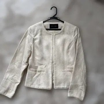 아이보리 노카라 자켓