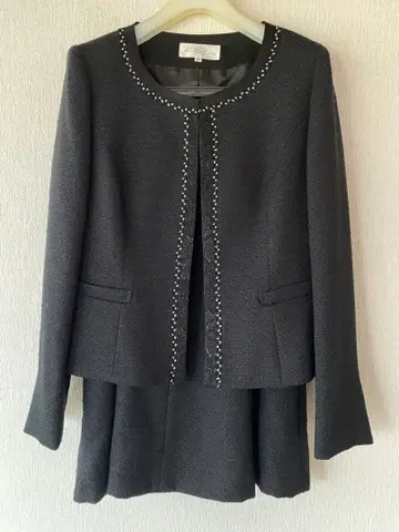 Shel More 수트 라메 믹스 블랙 13호