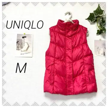 7673-2 유니클로 UNIQLO 프리미엄 다운 베스트 M 방한 무지