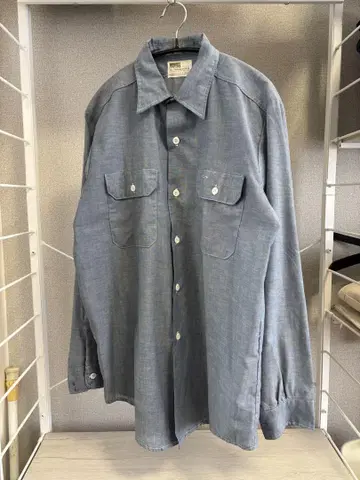 MONTGOMERY WARD 샴브레이 셔츠 L 사이즈