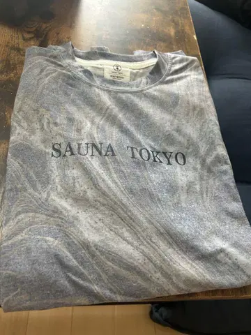 SAUNA TOKYO 마블 롱 슬리브 티셔츠 M 사이즈