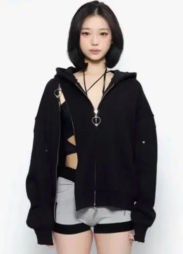 THEREDTHREAD S w zip hoodie long