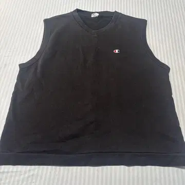 Champion 블랙 베스트 트레이닝복