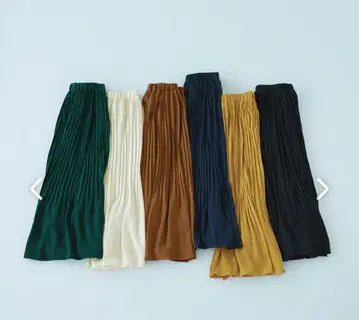 sosotto 플리츠 스커트 블랙