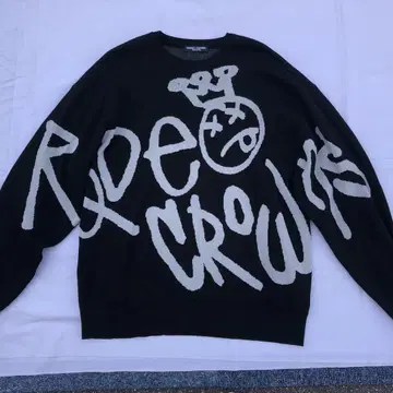 로데오 크라운즈 CROWN 로고 니트