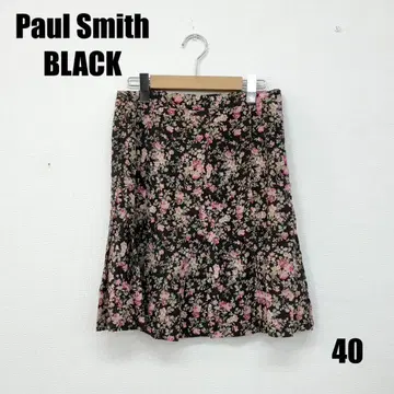 0400M 폴 스미스 블랙 미디 스커트 여성