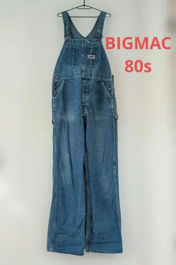 [ BIG MAC ] 데님 오버롤 80s