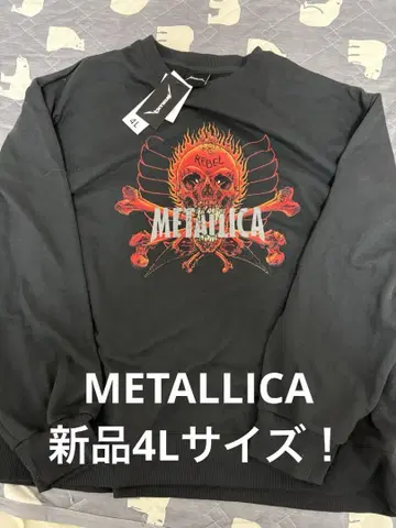 새상품 4L! METALLICA 맨투맨 블랙 메탈리카