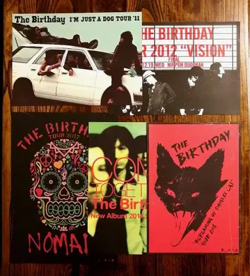 The Birthday 플라이어 5장 세트