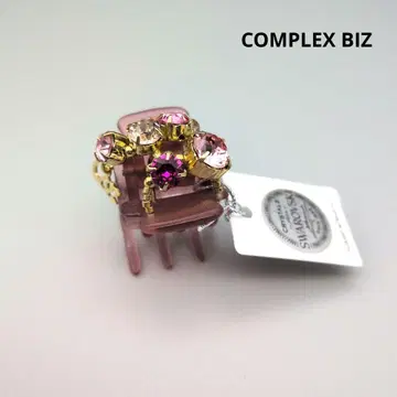 [ 새상품 ] 컴플렉스 비즈 트 클립 스와로브스키 핑크