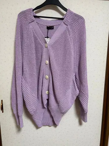 [ Aga ] 라벤더 가디건 [ 스콧 클럽 계열 ]