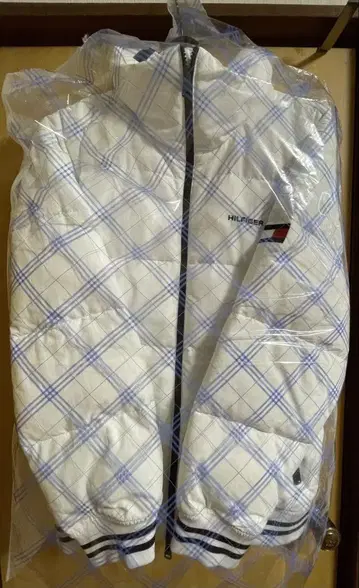 HILFIGER 화이트 다운 자켓
