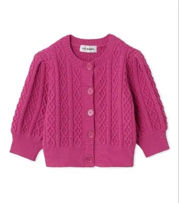 [ 주말 한정 가격 ] Lily Brown 크롭 케이블 니트탑