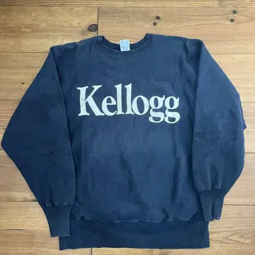 Kellogg 네이비 리버스 위브 L 사이즈