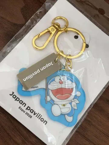 오사카 간사이 박람회 일본관 도라에몽 키링 (Blue) 파랑