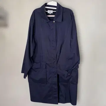 LACOSTE 네이비 트렌치코트 40