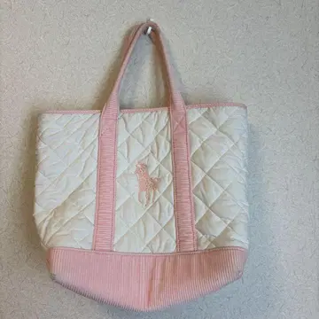 랄프 로렌 퀼팅 토트백