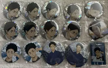 하이큐 아카아시 케이지 캔뱃지 one fine day 극락탕