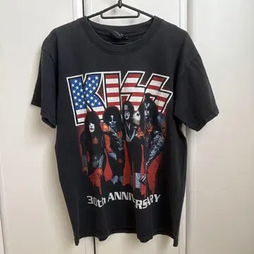 KISS 30th ANNIVERSARY 티셔츠 M 사이즈 블랙