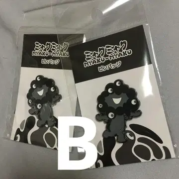 블랙 미야쿠미야쿠 핀 배지 2개