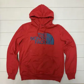 THE NORTH FACE 레드 후드 부착 후드티 M
