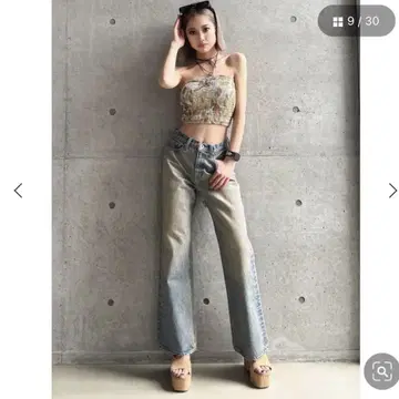 GYDA 미사용 플레어 데님