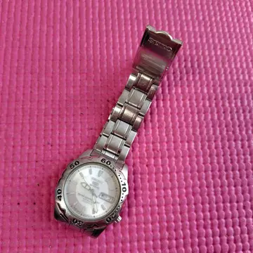 SEIKO5 자동 와인딩 다이버 워치 실버
