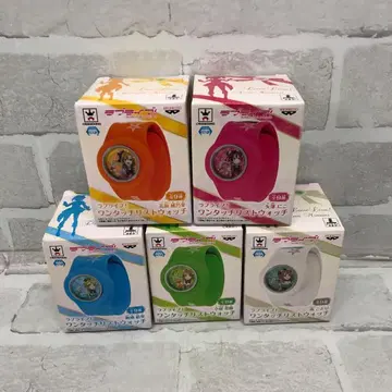 M3978 러브 라이브! 원터치 손목시계 5개 세트 [ 미개봉 ]