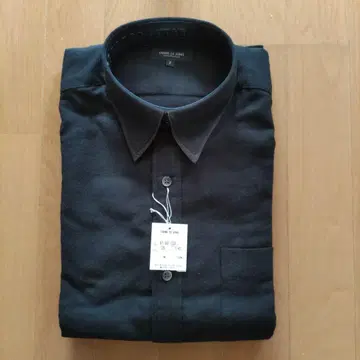 COMME CA JEANS 블랙 긴팔 셔츠 F-41