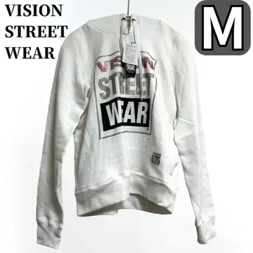 VISION STREET WEAR 여성용 상의 화이트 후드티 M