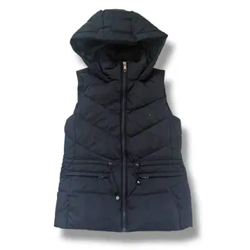 타미힐피거 네이비 S 사이즈 다운 베스트 남성용