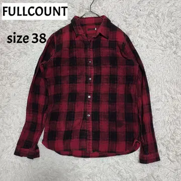 풀카운트 플란넬 셔츠 레드 슬림