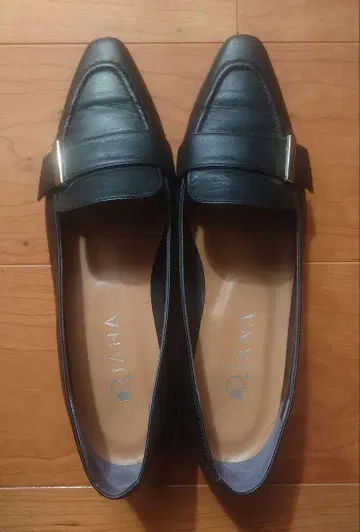 DIANA 다이애나 플랫 펌프스 로우힐 블랙 24.0cm