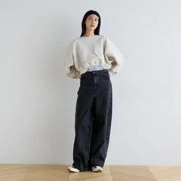 searoomlynn 허리 comi 볼륨 와이드 23인 데님